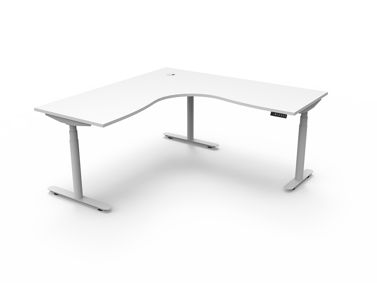 Halo Plus Height Adjustable Corner Workstation
