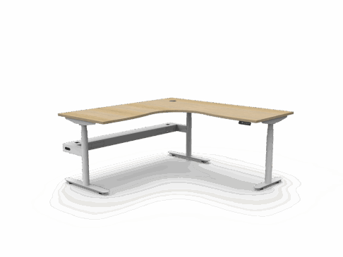 Halo Plus Height Adjustable Corner Workstation