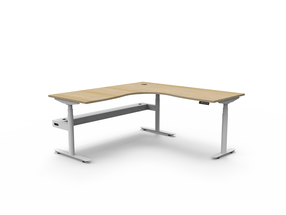 Halo Plus Height Adjustable Corner Workstation