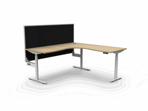 Halo Plus Height Adjustable Corner Workstation