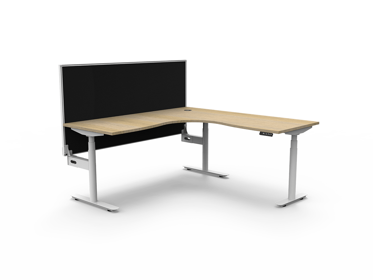 Halo Plus Height Adjustable Corner Workstation