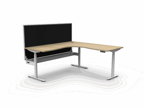 Halo Plus Height Adjustable Corner Workstation