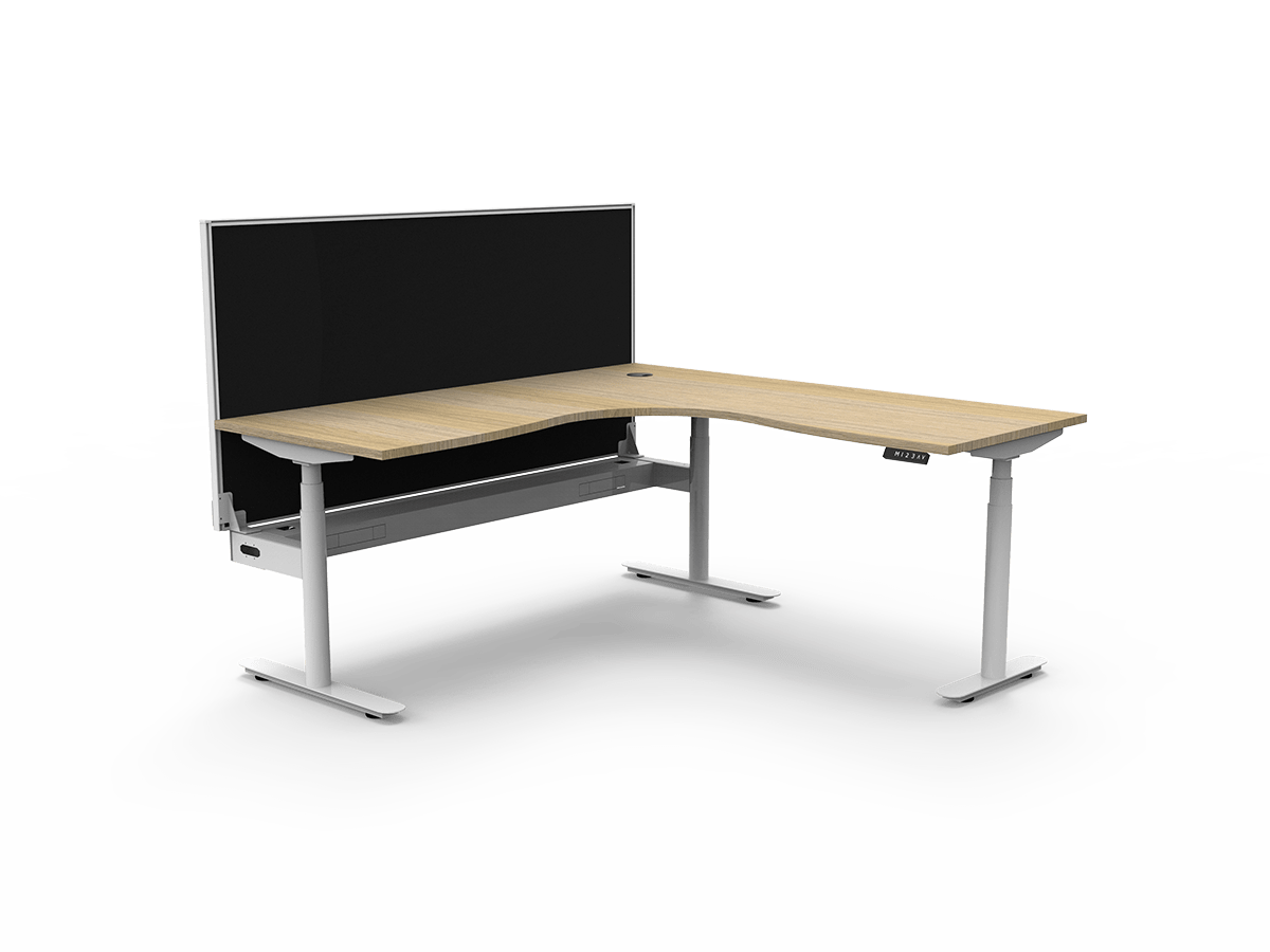 Halo Plus Height Adjustable Corner Workstation