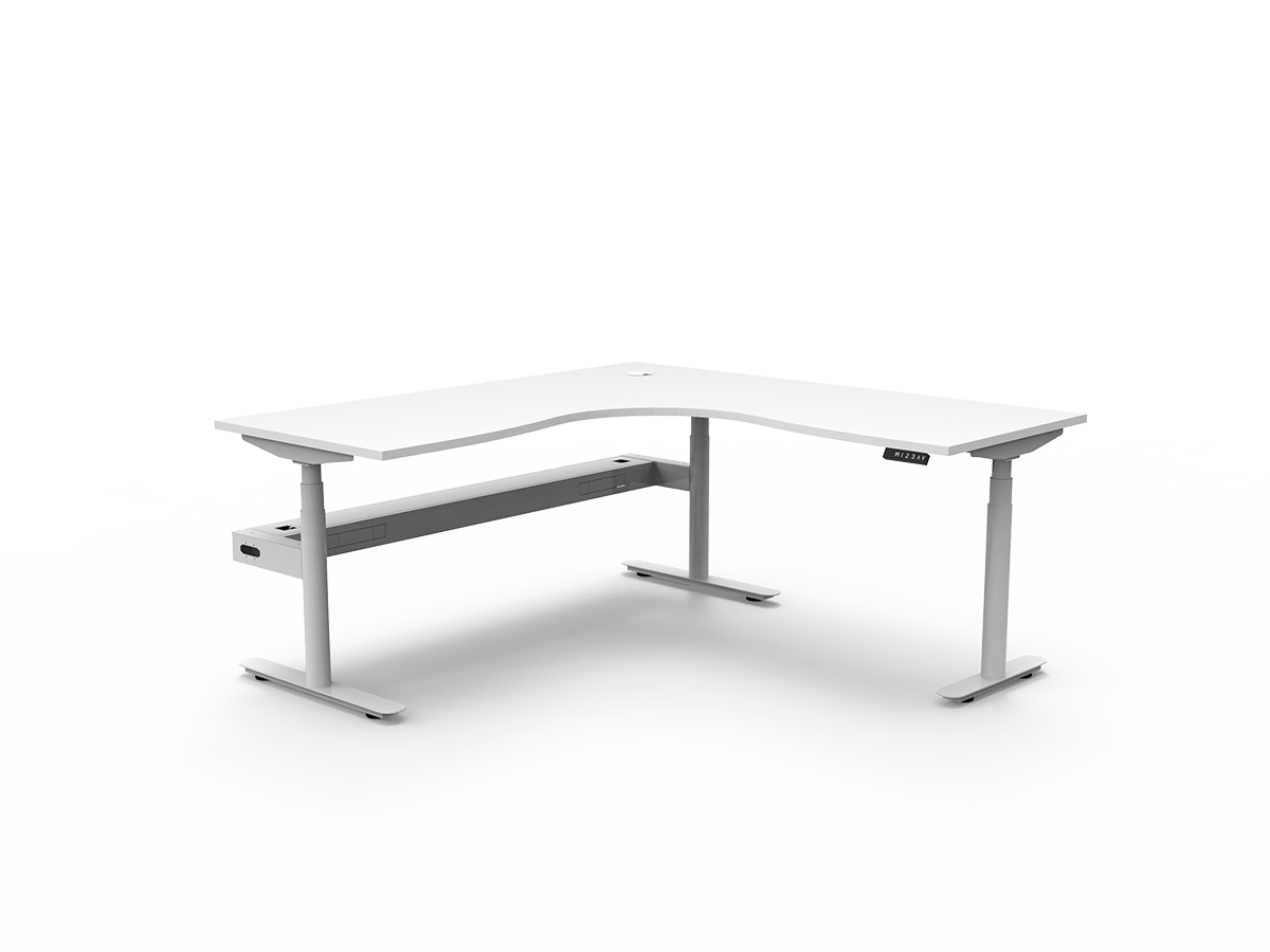 Halo Plus Height Adjustable Corner Workstation