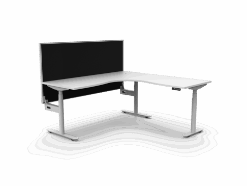 Halo Plus Height Adjustable Corner Workstation