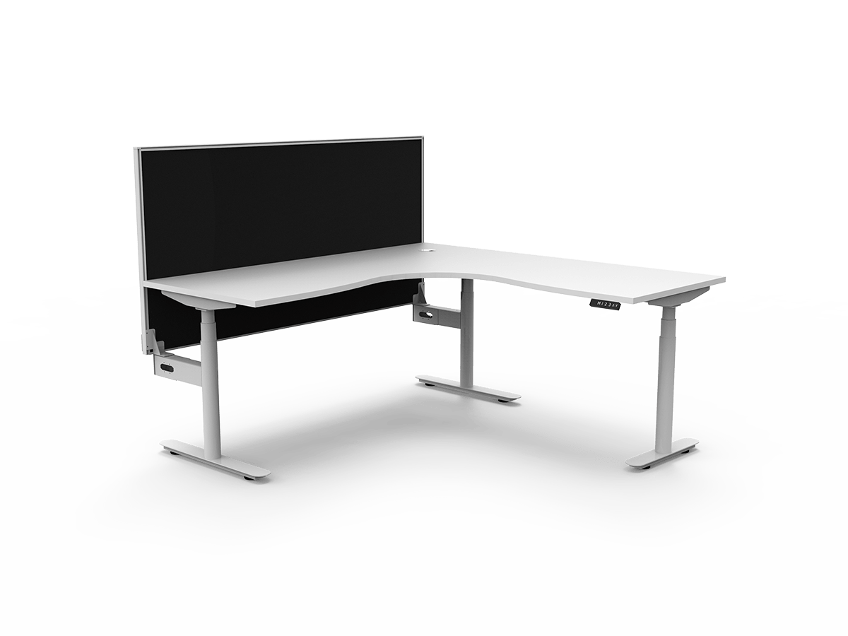 Halo Plus Height Adjustable Corner Workstation