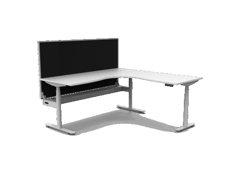 Halo Plus Height Adjustable Corner Workstation