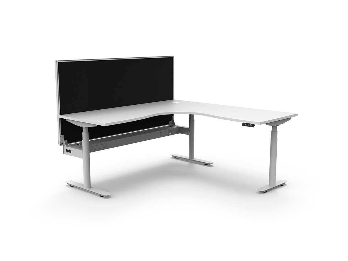 Halo Plus Height Adjustable Corner Workstation
