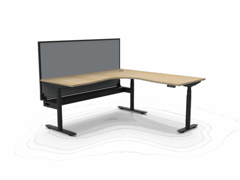 Halo Plus Height Adjustable Corner Workstation