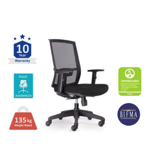 Kal Task High Back Mesh Back Chair