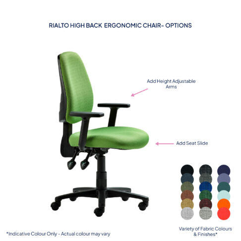 Rialto High Back Ergonomic Chair