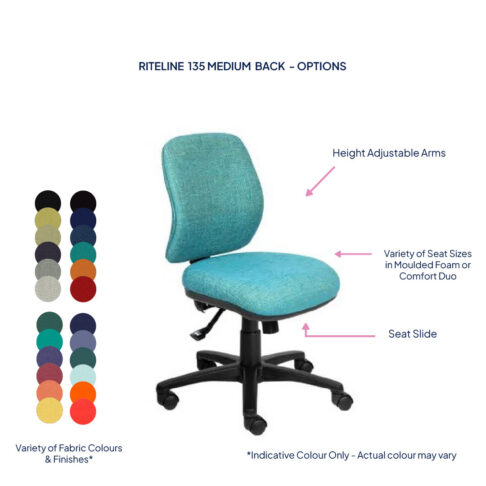 Riteline 135 Medium Back