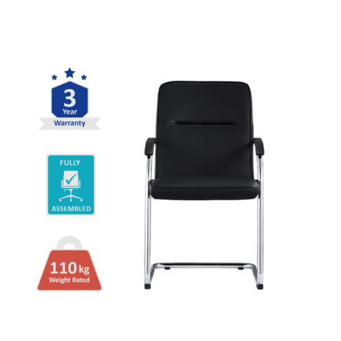 Rose Cantilever Upholstered Visitor Chair