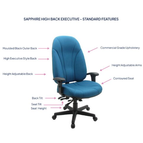 Sapphire High Back Executive