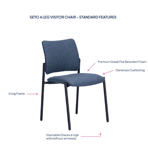 Seto 4 Leg Visitor Chair