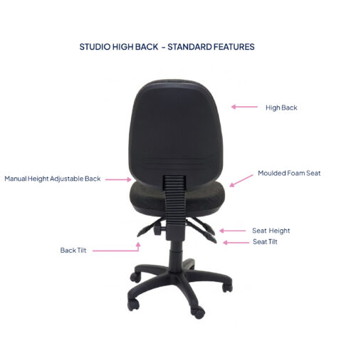 Studio High Back Ergonomic Chair