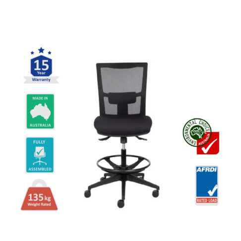 Team Air Mesh 135 Fixed Back Drafting Chair