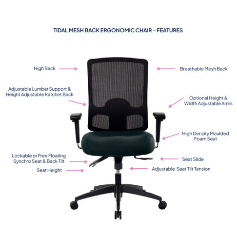 Buro Tidal High Mesh Back Ergonomic Chair