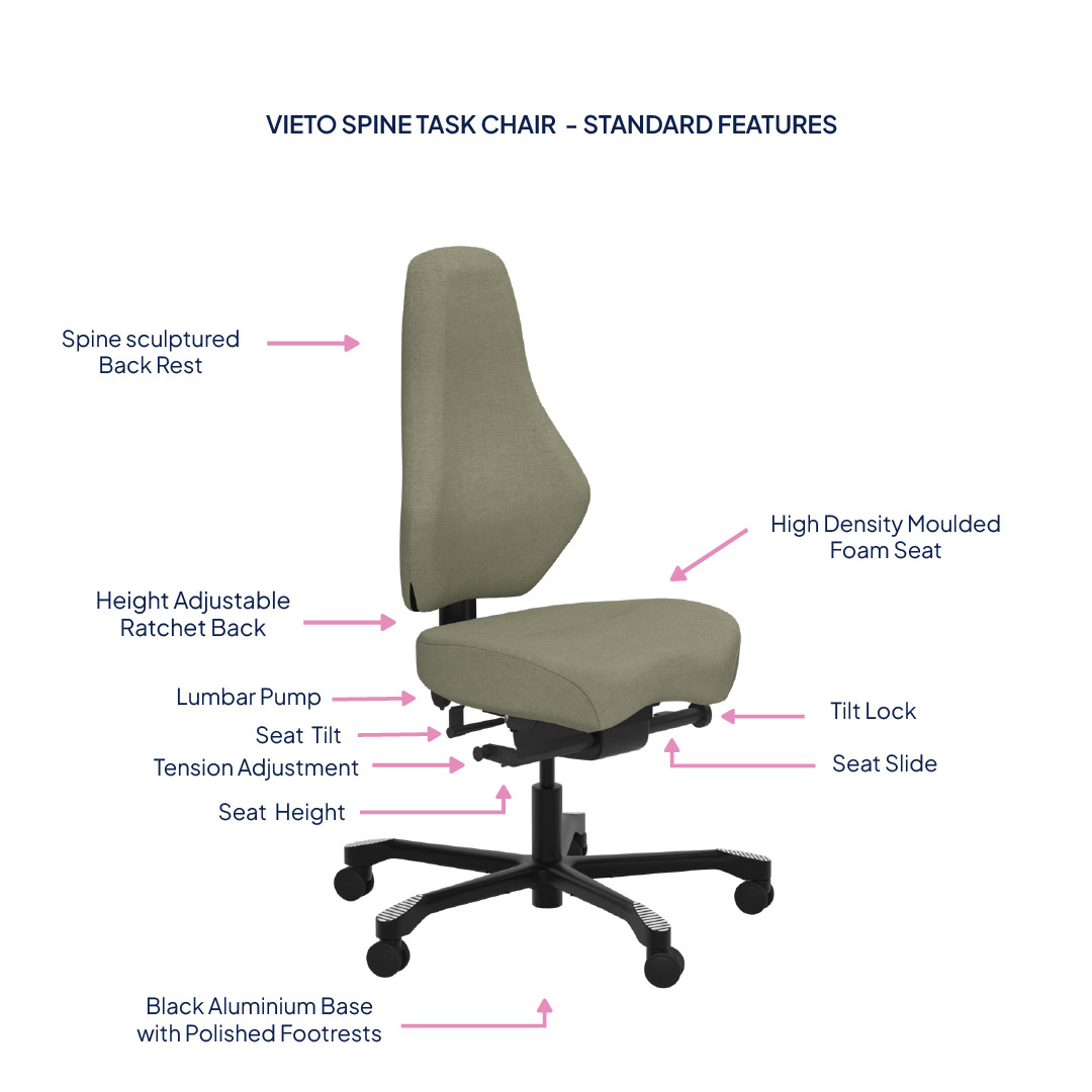 Vieto Spine Ergonomic Office Task Chair