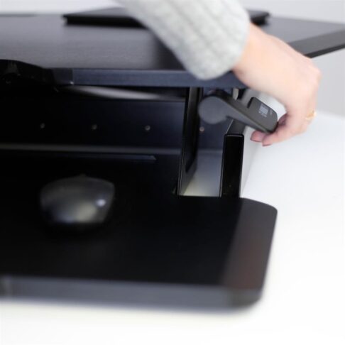 Ergotron Workfit Corner Sit Stand Desk Converter