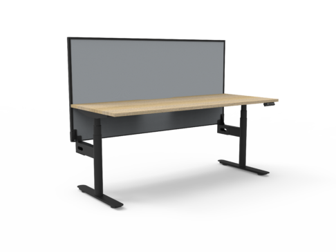 Halo Plus Single Sided Height Adjustable Desk (1200 to 1800 mm)