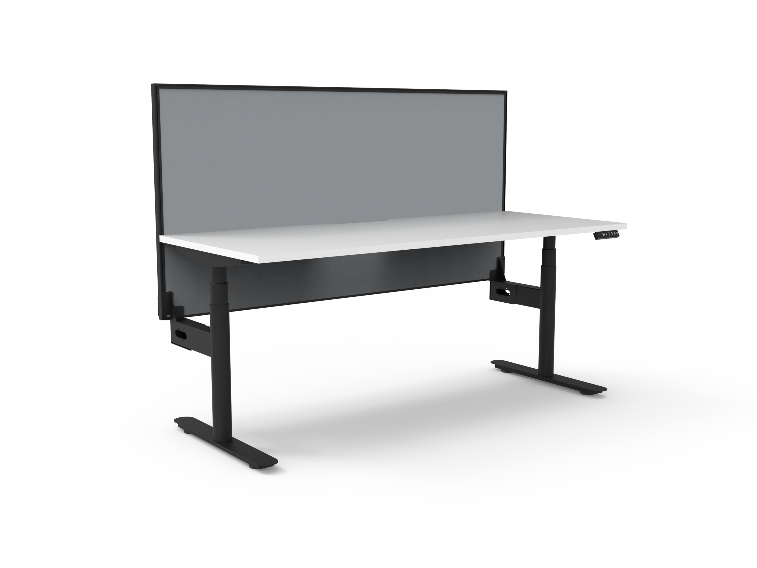Halo Plus Single Sided Height Adjustable Desk (1200 to 1800 mm)