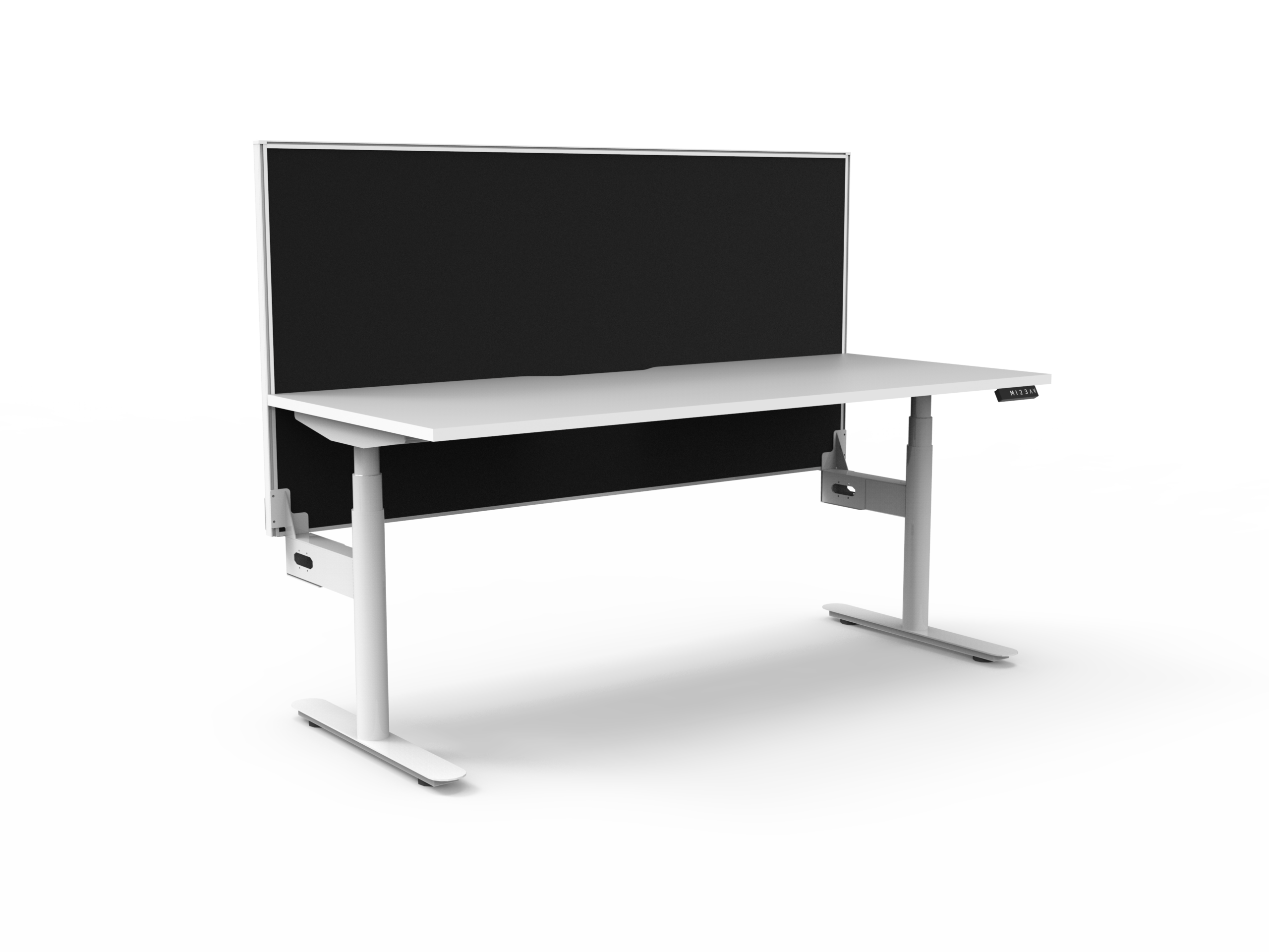 Halo Plus Single Sided Height Adjustable Desk (1200 to 1800 mm)