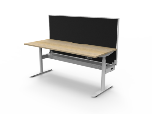 Halo Plus Single Sided Height Adjustable Desk (1200 to 1800 mm)
