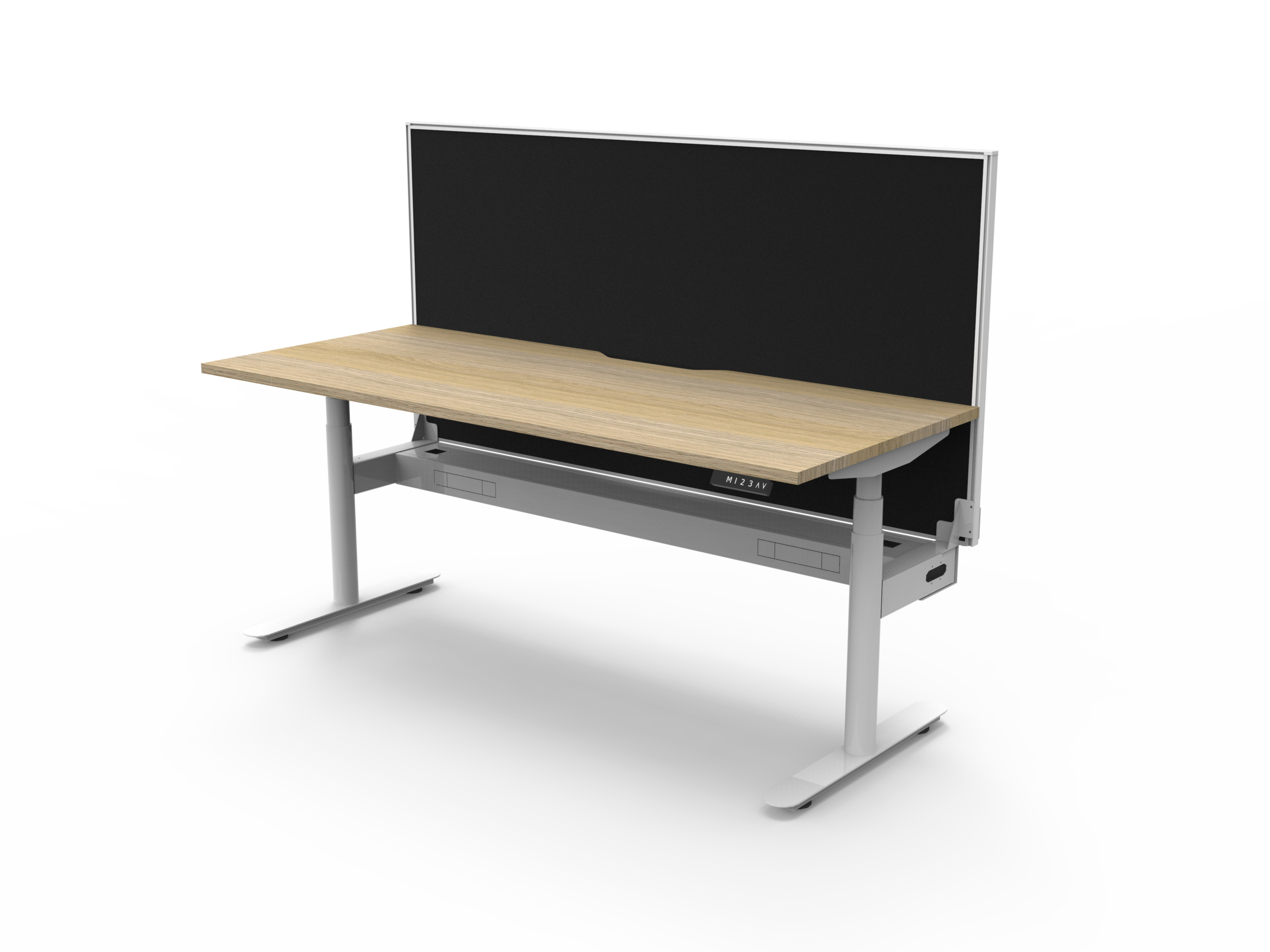 Halo Plus Single Sided Height Adjustable Desk (1200 to 1800 mm)