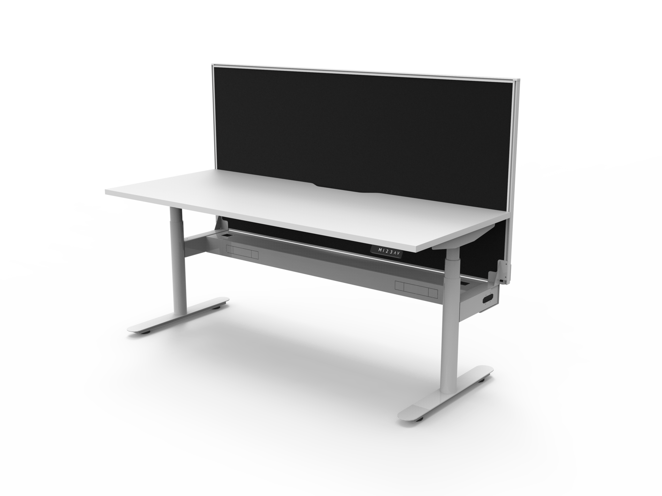 Halo Plus Single Sided Height Adjustable Desk (1200 to 1800 mm)