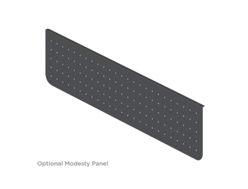 Halo Plus Single Sided Height Adjustable Desk (1200 to 1800 mm)