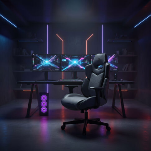 Buro PowerA Ergonomic Gaming Chair - Raider in Grey