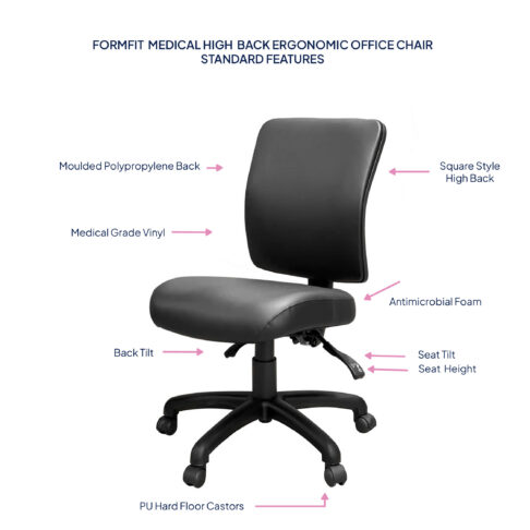 FormFit Medical High Back Ergonomic Chair