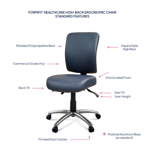 FormFit HealthCare High Back Ergonomic Chair