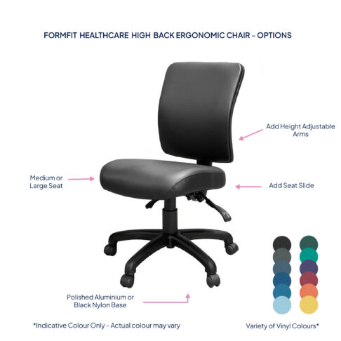 FormFit HealthCare High Back Ergonomic Chair