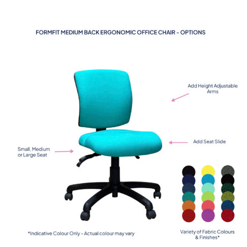 FormFit Medium Back Ergonomic Office Chair