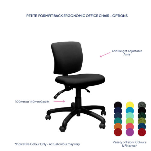 Petite FormFit Ergonomic Office Chair