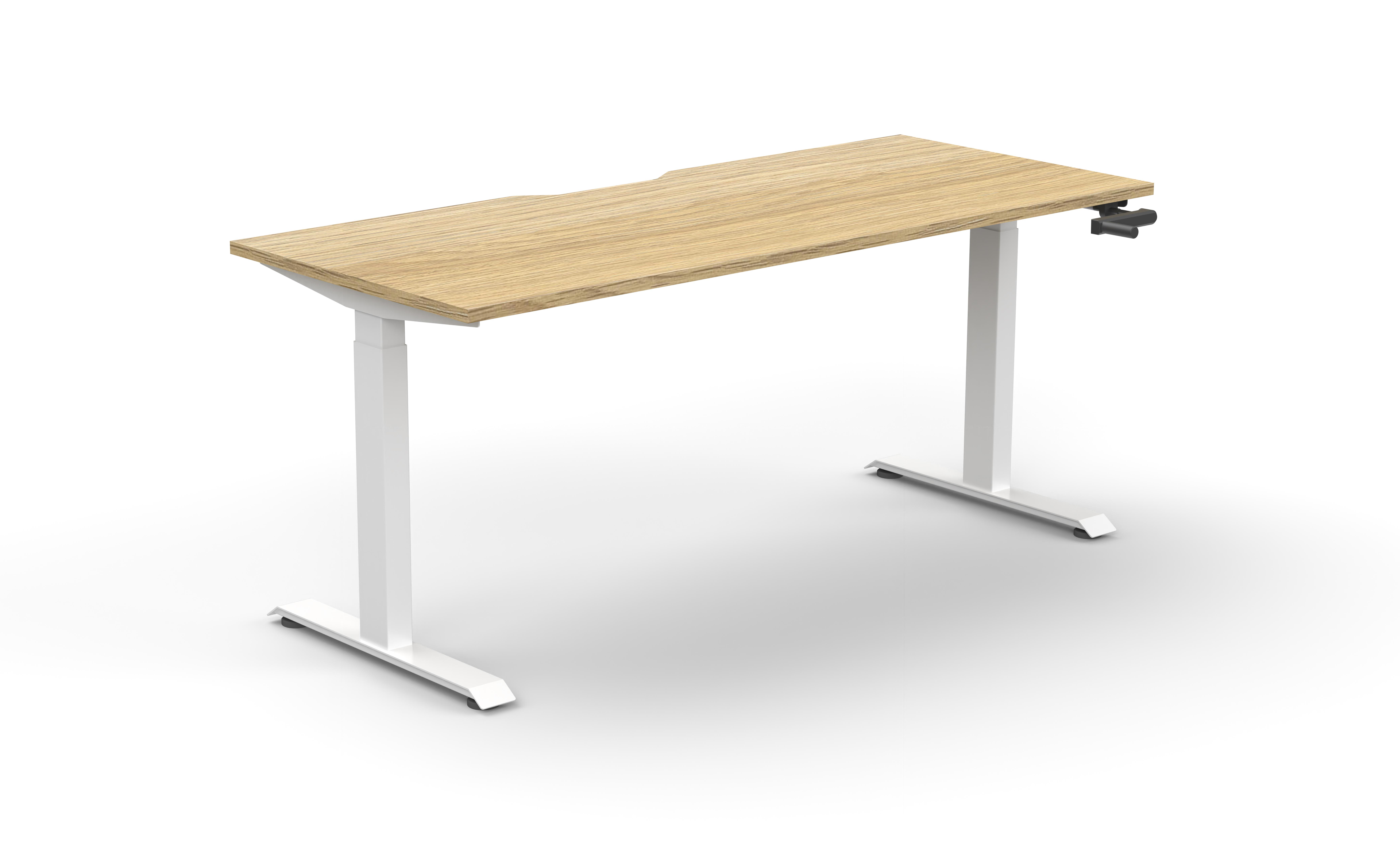 Boost Crank Manual Single Sided Height Adjustable Desk (1200 to 1800mm)