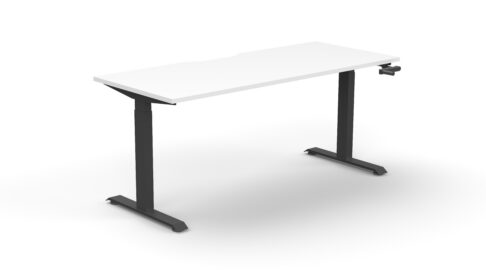 Boost Crank Manual Single Sided Height Adjustable Desk (1200 to 1800mm)