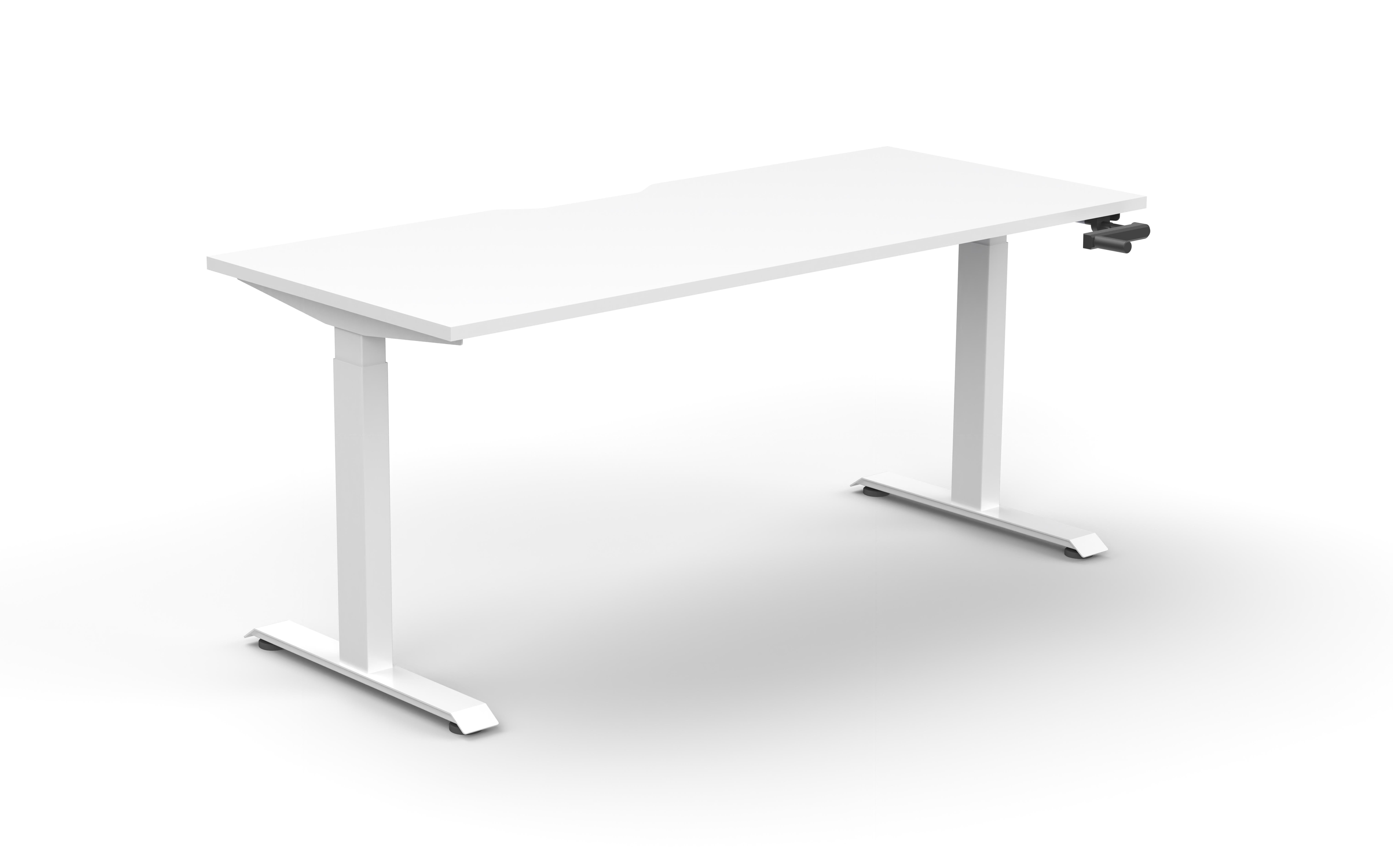 Boost Crank Manual Single Sided Height Adjustable Desk (1200 to 1800mm)