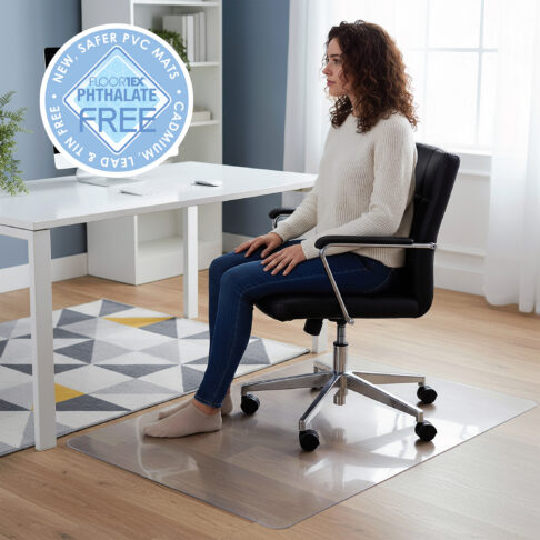 Floortex Multipurpose PVC Rectangle Chair Mat