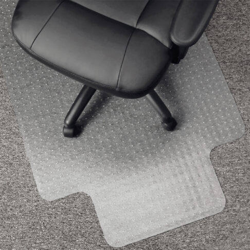 Floortex PVC Keyhole Shaped Chair Mat