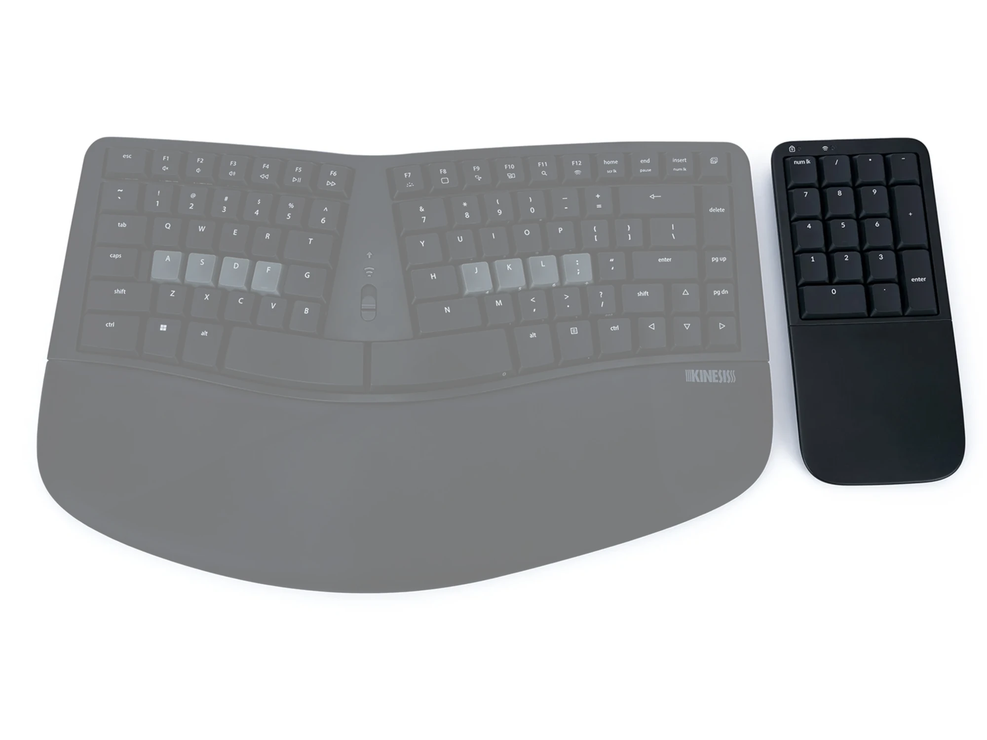 Kinesis Mechanical Numeric Keypad - Wired USB-A or Bluetooth Connectivity