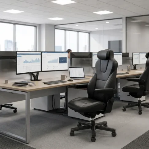 Secure 24/7 Heavy Duty Control Room Chair