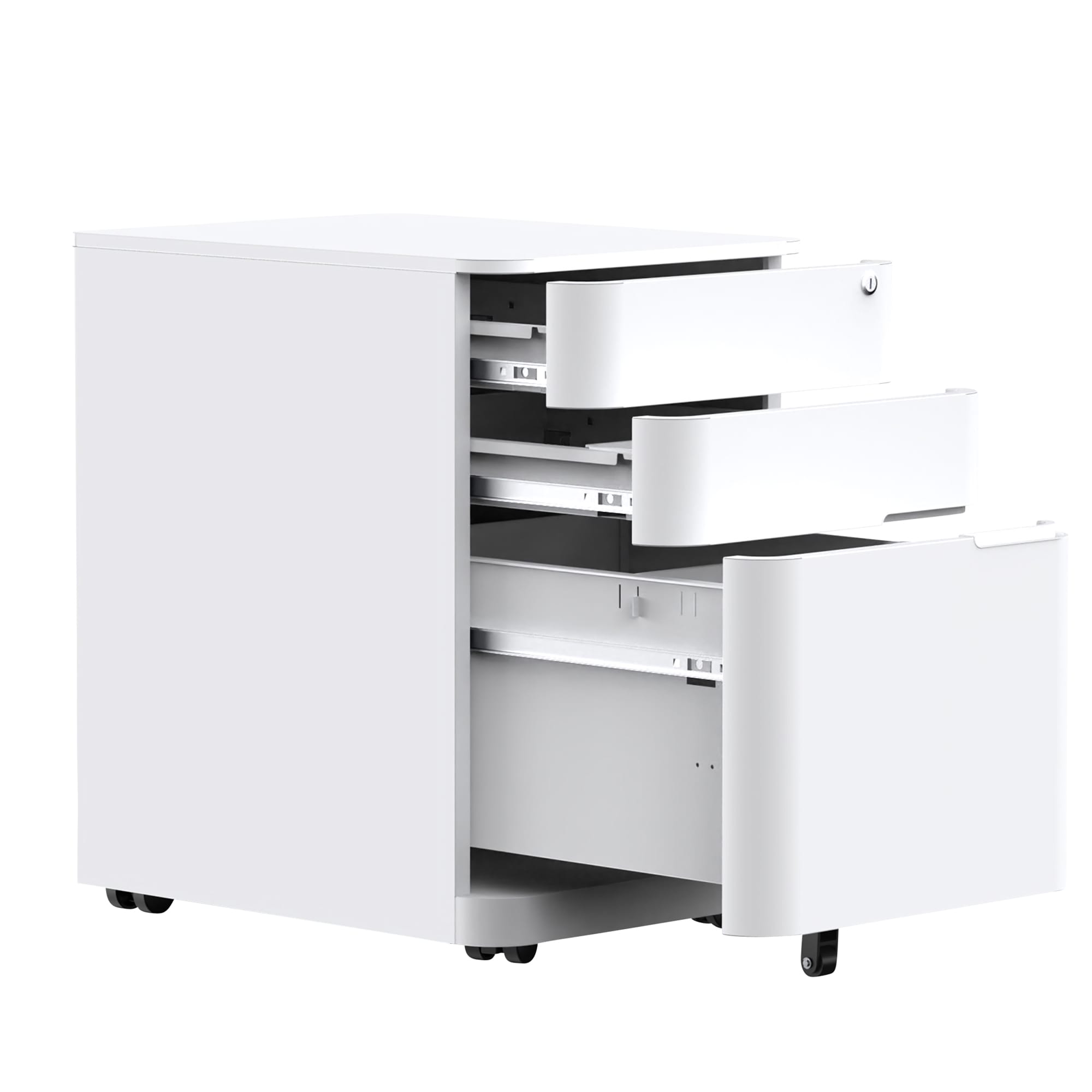 MyWorkSpace 3 Drawer Lockable Mobile Pedestal