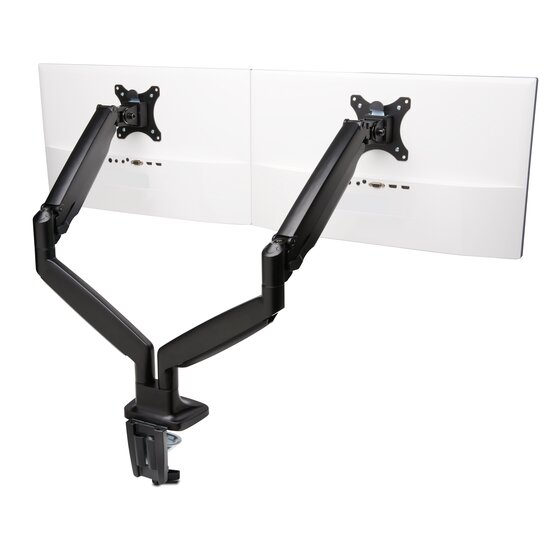 Kensington SmartFit One Touch Dual Monitor Arm in Black